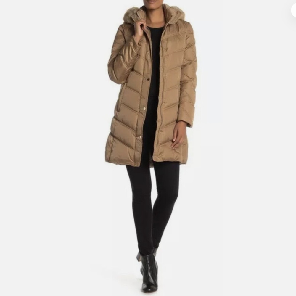 MICHAEL Michael Kors Tan Puffer Coat
